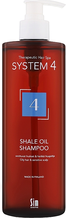 Шампунь для жирной и чувствительной кожи головы - Sim Sensitive System 4 S4 Shale Oil Shampoo — фото N3