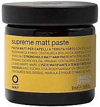 Парфумерія, косметика Матова паста для волосся - Oway Supreme Matt Paste
