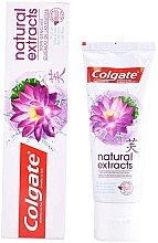 Парфумерія, косметика Зубна паста "З квіткою лотоса" - Colgate Natural Extracts Gum Care with Lotus Flower