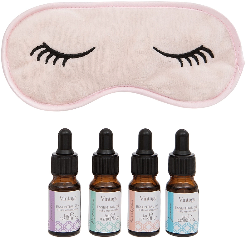 Набір, 5 продуктів - Technic Cosmetics Vintage Essential Oils & Sleep Mask Set — фото N2