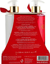 Набор для рук - Grace Cole Boutique Hand Care Duo Frosted Cranberry & Orange (h/lot/500ml + h/wash/500ml) — фото N5