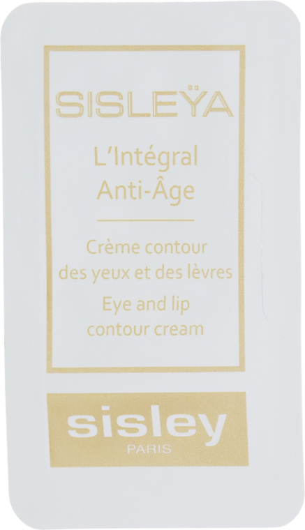 Крем для контура губ и глаз - Sisley Sisleya Eye and Lip Contour Cream (пробник) — фото N1