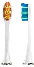 Насадки для электрической зубной щетки, белые, 2 шт - Smiley Pro White — фото N1