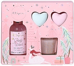 Набір - The Kind Edit Co Keyring Utopia Pink Peppercorn (b/wash/100ml + b/balls/2x20g + candle/30g) — фото N1
