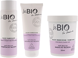 Парфумерія, косметика Набір для фарбованого волосся - BeBio (shm/300ml + cond/200ml + mask/200ml)