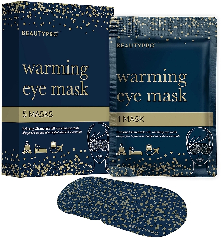 Зігрівальна маска для очей - BeautyPro Warming Eye Mask — фото N2