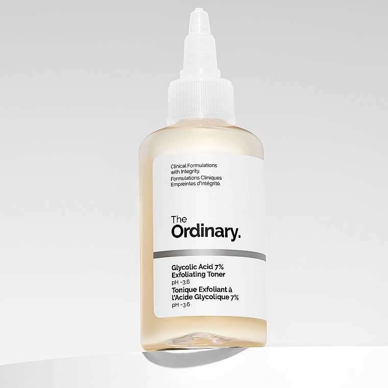 Відлущувальний тонік із 7% гліколевою кислотою The Ordinary - Glycolic Acid 7% Exfoliating Toner — фото N5