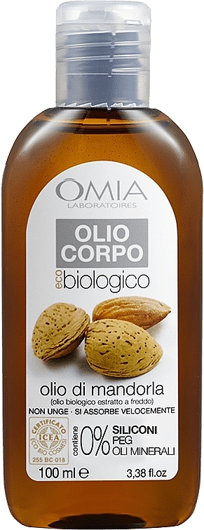Мигдальна олія для тіла - Omia Laboratori Ecobio Almond Body Oil — фото N1