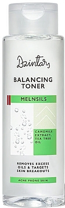 Тоник балансирующий для жирной кожи лица - Dzintars Melnsils Balancing Toner — фото N1