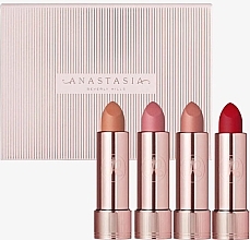 Anastasia Beverly Hills Deluxe Matte Lipstick Set - Набір помад для губ, 4 шт.  — фото N1