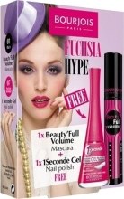 Парфумерія, косметика Набір - Bourjois (mascara/9ml + nail/pol/9ml)