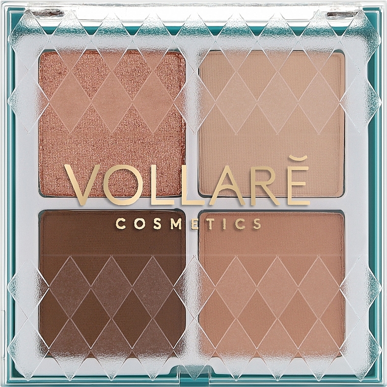 Палетка тіней для повік - Vollare Crystal Clear Eyeshadow Palette — фото N2