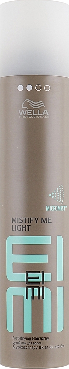 УЦЕНКА Лак для волос легкой фиксации - Wella Professionals EIMI Mistify Me Light Hairspray * — фото N3