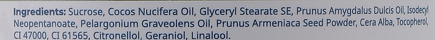 Розгладжувальний пілінг з олією герані - Aarkada Peeling Geranium — фото N2