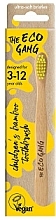 Парфумерія, косметика Зубна щітка для дітей, 3-12 років, м'яка, жовта - Xpel Marketing Ltd The Eco Gang Toothbrush