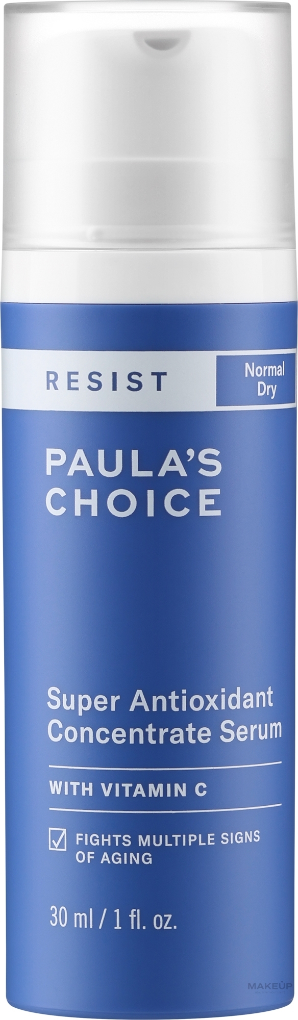 Антиоксидантная сыворотка с витамином С для лица - Paula's Choice Resist Anti-Aging Super Antioxidant Concentrate Serum — фото 30ml