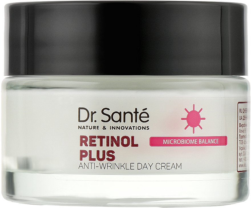 Денний крем для обличчя проти зморщок - Dr. Sante Retinol Plus Anti-Wrinkle Day Cream