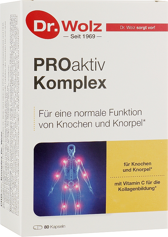 Харчова добавка для хрящів і суглобів - Dr.Wolz PROaktiv Komplex