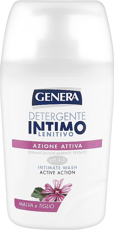 Средство для интимной гигиены "Мальва и Липа" - Genera Detergente Intimo Lenitivo Malva e Tiglio — фото N1