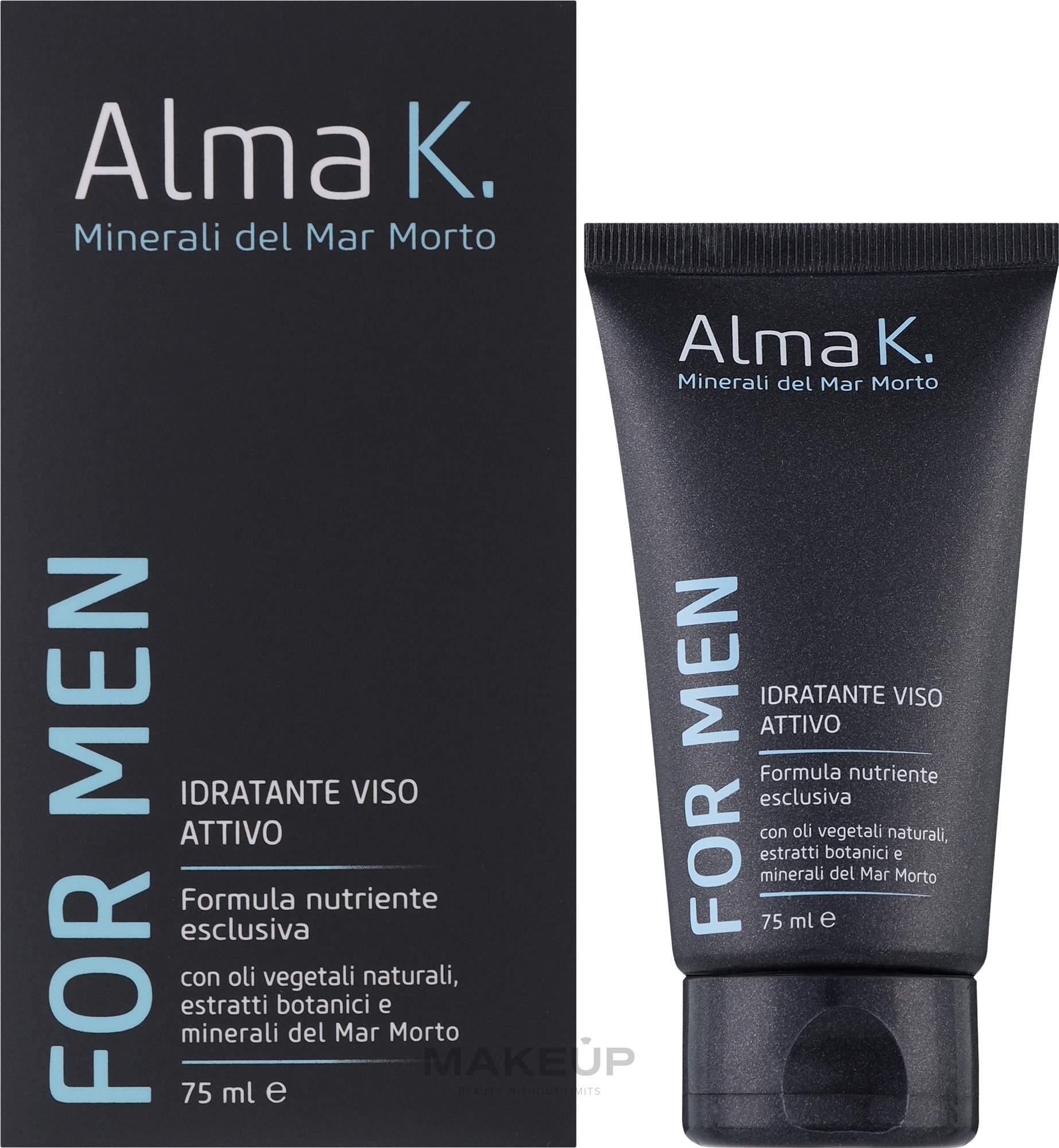 Зволожувальний крем для обличчя - Alma K For Men Moisturizing Face Cream — фото 75ml