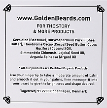Бальзам для бороди "Hygge" - Golden Beards Beard Balm — фото N2