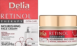 Денний крем для обличчя - Delia Retinol Therapy Nourishing Day Face Cream — фото N2