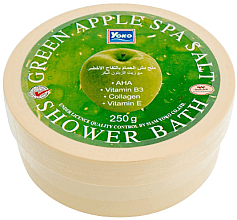 Парфумерія, косметика Скраб-соль для душа с яблочной эссенцией - Yoko Green Apple Spa Salt Shower Bath