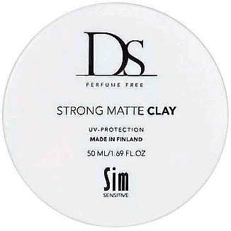 Матовая глина для волос - Sim Sensitive DS Strong Matte Clay — фото N1