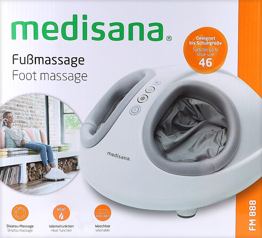 Масажер для ніг - Medisana FM 888 Foot Massager Light Grey — фото N1