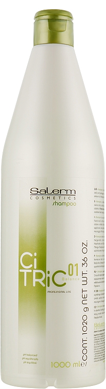Шампунь для сухого пошкодженого волосся - Salerm Citric Balance Shampoo — фото N4