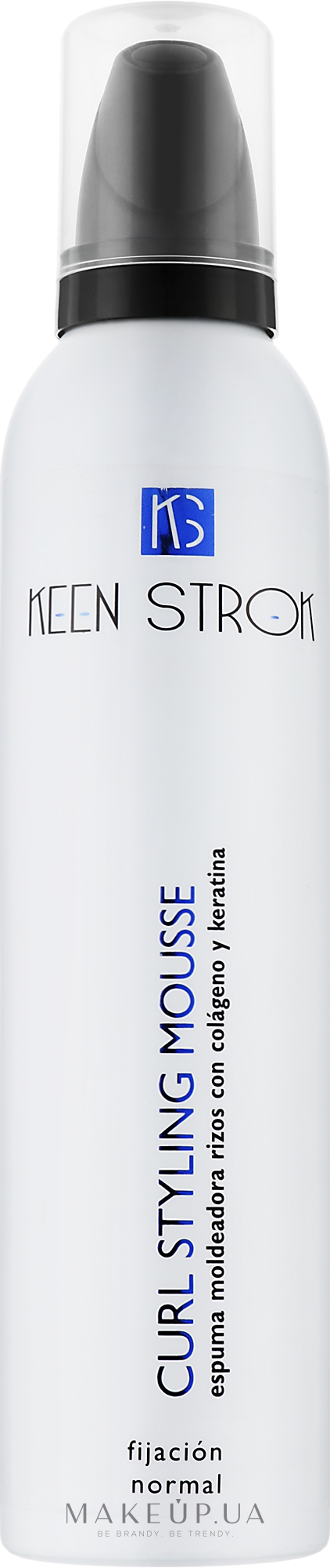 Мусс для фиксации и увлажнения вьющихся волос - Keen Strok Curl Styling Mousse  — фото 240ml