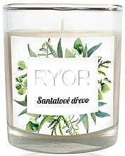 Ароматична свічка "Сандалове дерево" - Ryor Candle — фото N1
