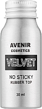 Духи, Парфюмерия, косметика Матовый топ без липкого слоя - Avenir Cosmetics Velvet Rubber Top