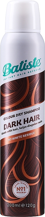Сухий шампуньдля темного волосся - Batiste Dry Shampoo Dark and Deep Brown a Hint of Color * — фото N1