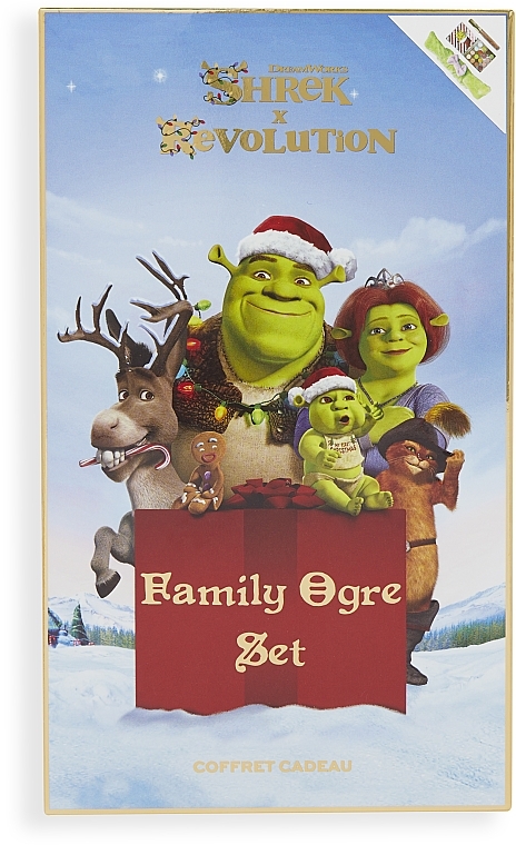 Набор - Makeup Revolution x Shrek Family & Gift Set — фото N1
