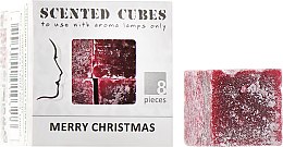 Аромакубики "Різдво" - Scented Cubes Merry Christmas Candle — фото N1