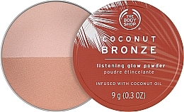 Парфумерія, косметика The Body Shop Coconut Bronze Glistening Glow Powder - The Body Shop Coconut Bronze Glistening Glow Powder