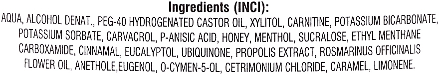 Ополіскувач для ротової порожнини - Bione Cosmetics Dentamint Mouthwash Honey + Propolis — фото N2