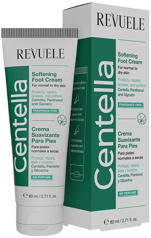 Пом`якшуючий крем для ніг - Revuele Centella Softening Foot Cream — фото N1