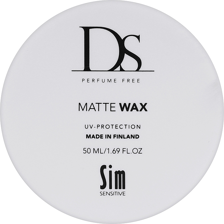 Матовий воск для волосся - Sim Sensitive DS Matte Wax — фото N1