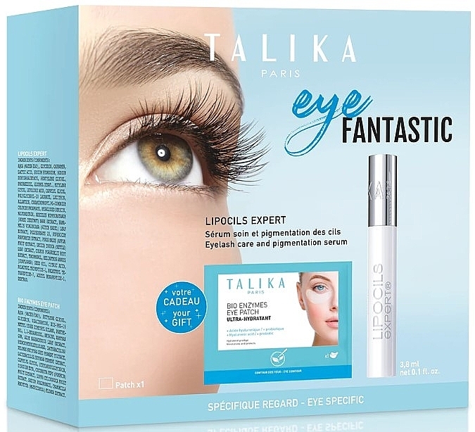 Набор для кожи вокруг глаз - Talika Eye Fantastic (eye patch/1pc + eyelash ser/3.8ml) — фото N2