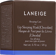 Ночная маска для губ "Шоколад" - Laneige Lip Sleeping Mask Chocolate — фото N3