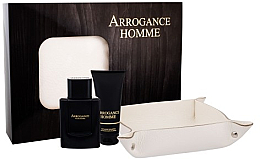 Парфумерія, косметика Arrogance Uomo - Набір (edt/100ml + sh/gel/75ml)