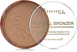 Парфумерія, косметика УЦІНКА! Бронзувальна пудра для обличчя - Rimmel Natural Bronzer Powder *