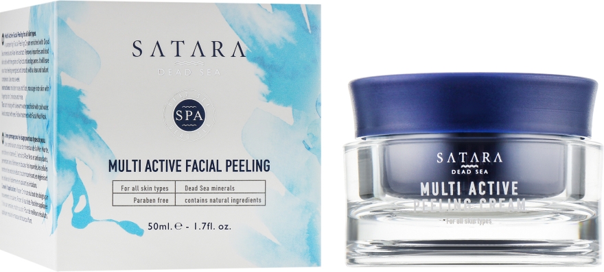 Пілінг для обличчя - Satara Dead Sea Multi Active Peeling Cream