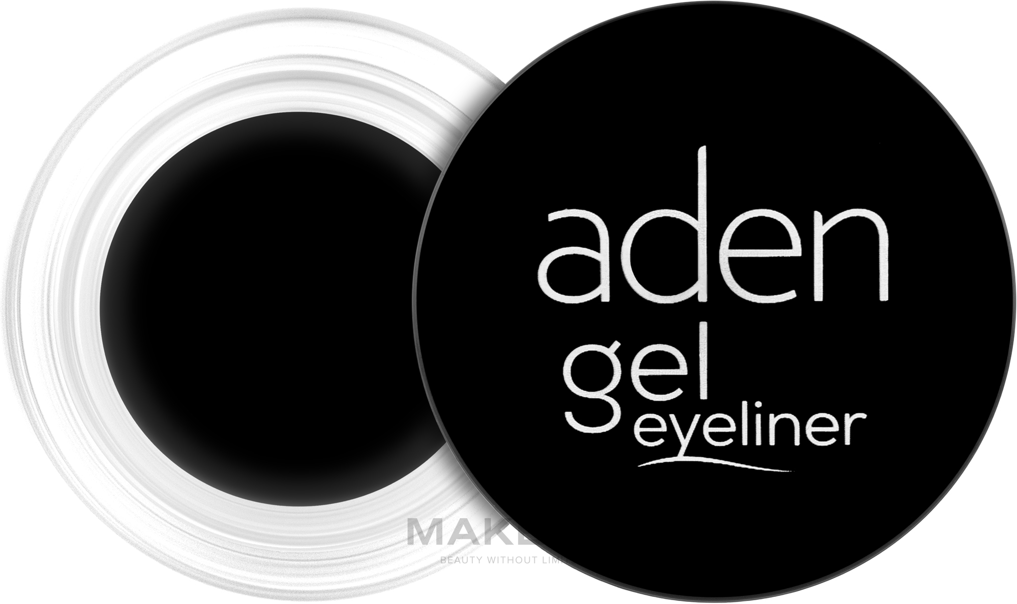 Подводка-гель для глаз - Aden Cosmetics Gel Eyeliner — фото 01 - Black