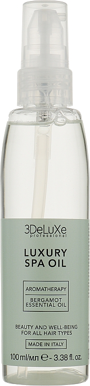 Кришталеві краплі від посічених кінчиків - 3DeLuXe Luxury Spa Oil