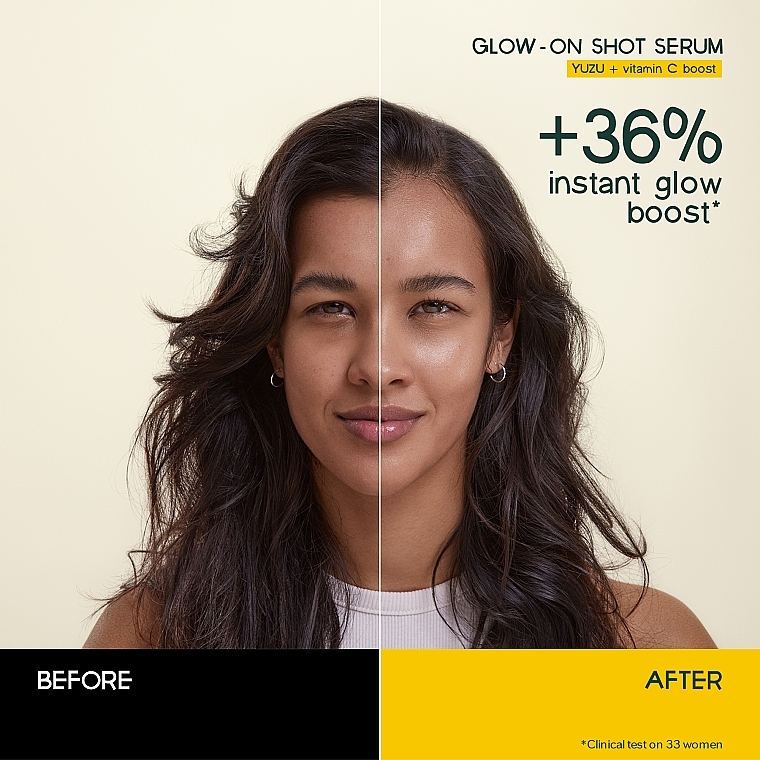 Двухфазная сыворотка для лица - Shiseido Waso Yuzu-C Glow-On Shot  — фото N7