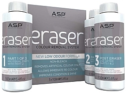 Система для удаления искусственного пигмента - ASP Eraser Colour Removal System (eraser/3x100ml) — фото N1