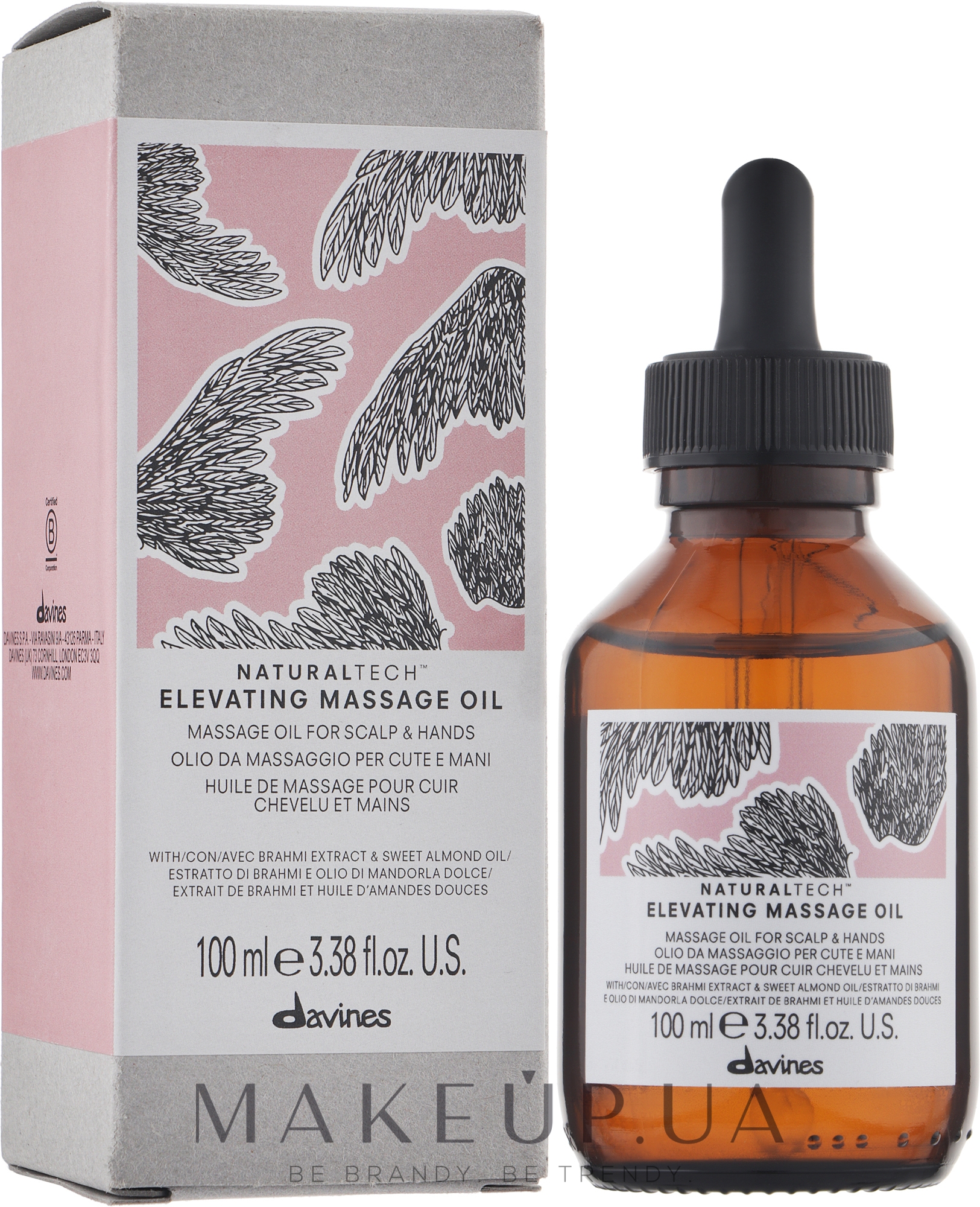 Олія для масажу - Davines Naturaltech Elevating Massage Oil — фото 100ml